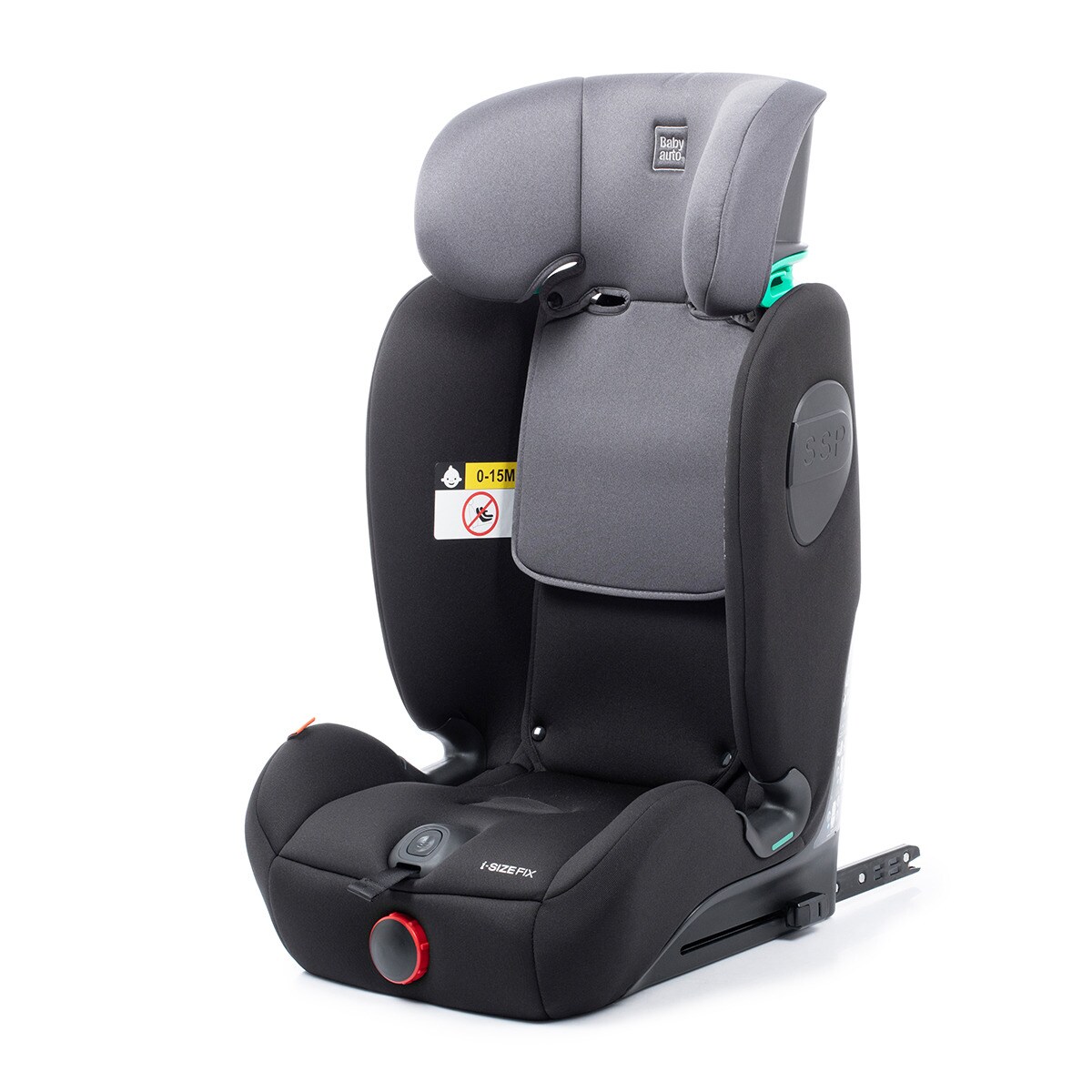 Silla de coche Sri I-Size Maka ifix (76-150cm) Gris-11