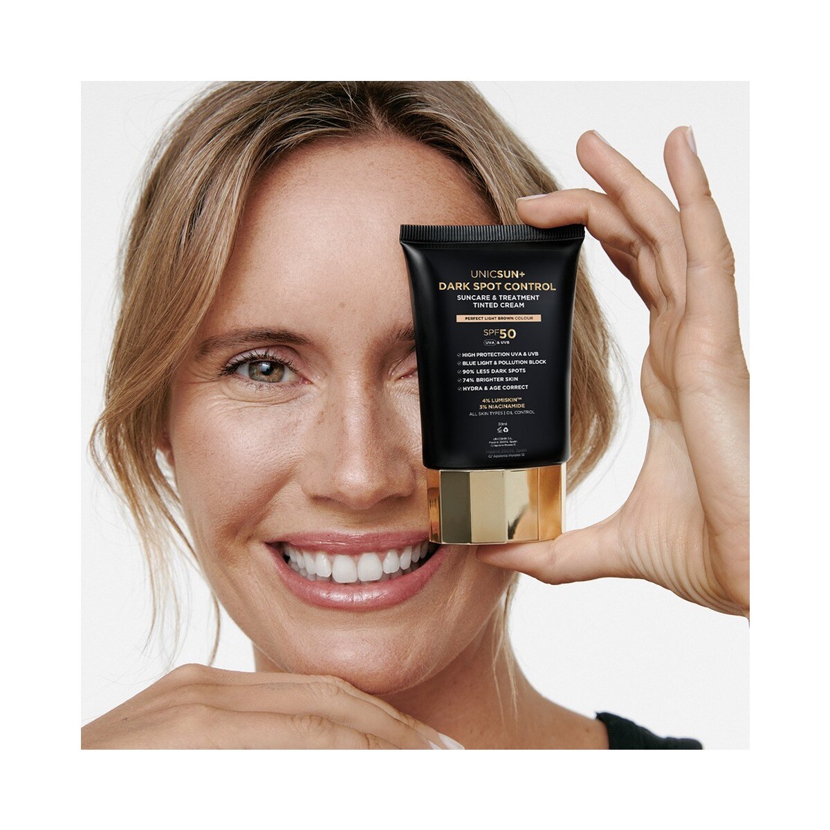 Unicsun+ Dark Spot Control Tinted Cream Perfect Light Bronze - 30 ml PERFECT LIGHT BROWN-5