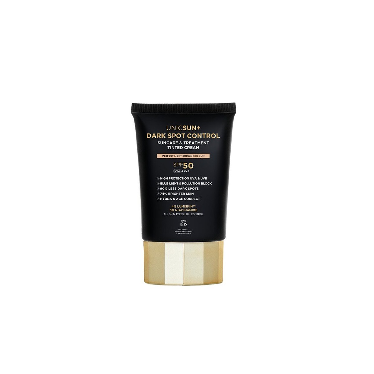 Unicsun+ Dark Spot Control Tinted Cream Perfect Light Bronze - 30 ml PERFECT LIGHT BROWN-7