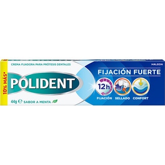 crema fijadora para prótesis dentales Fijación Fuerte sabor menta tubo 44 g - Polident
