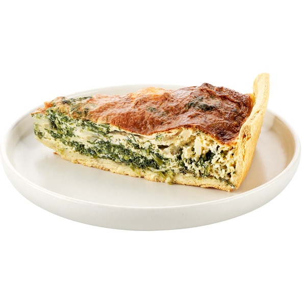 Quiche de Espinafres e Requeijão Peso Aproximado por Dose 200 g
