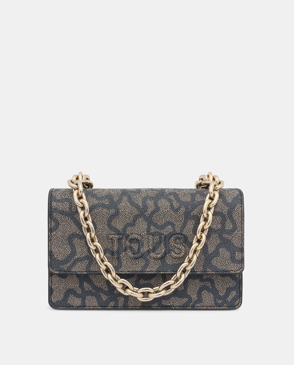 Mala a Tiracolo com Aba Kaos Icon Preto-1