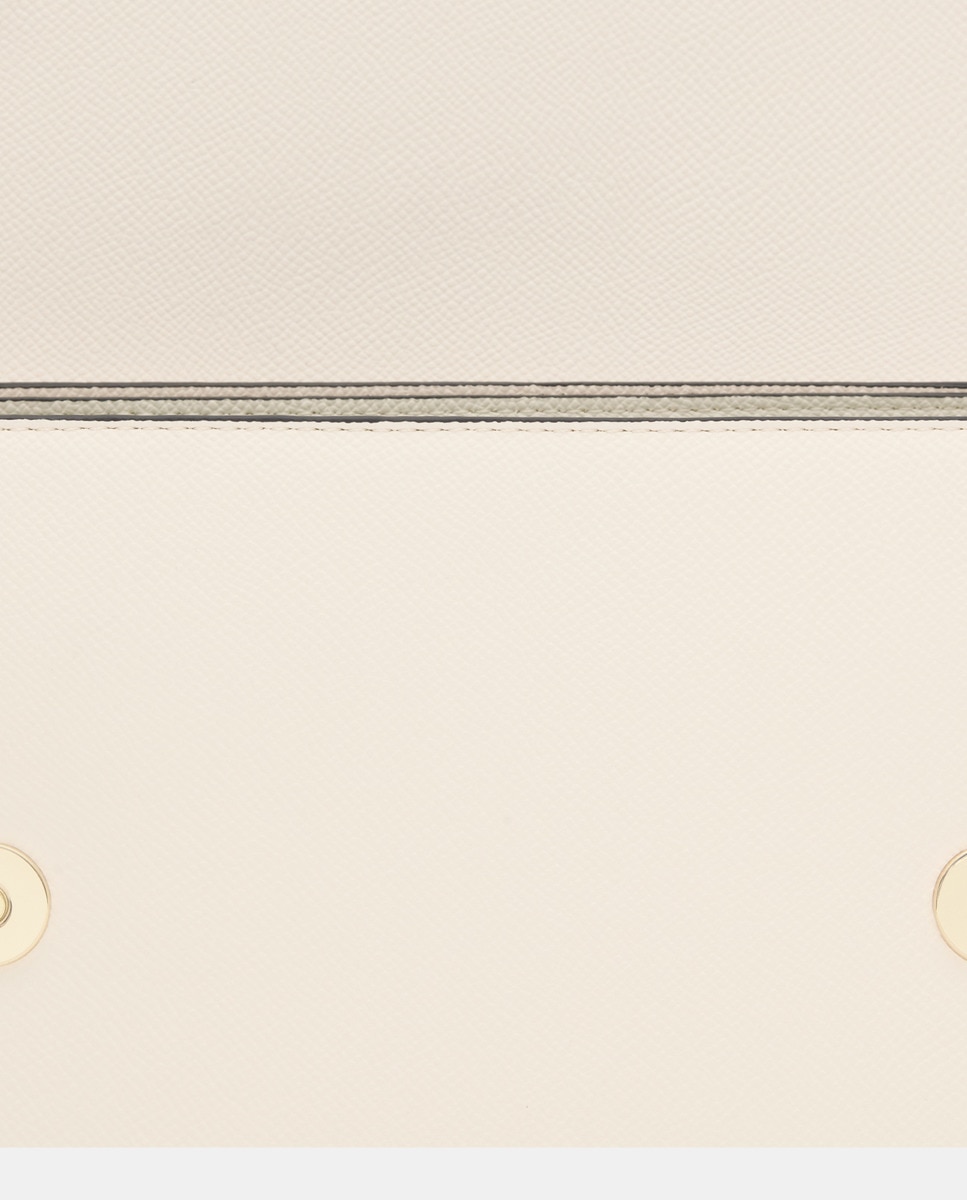 Bolso bandolera mediano con cierre de botón imantado y solapa. - Tous - Beige Beige-6