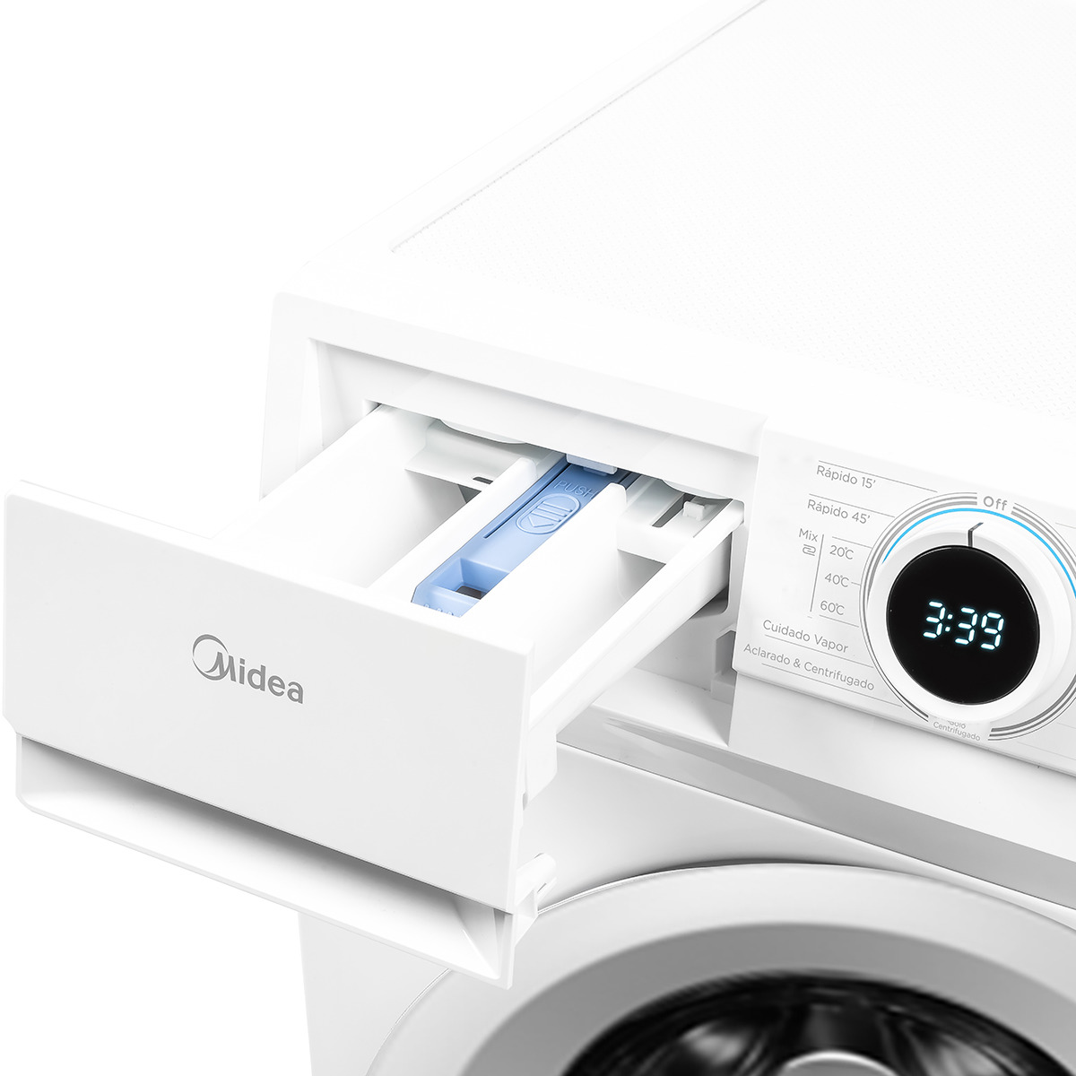 Lavadora Midea 8 kg/ 1.200 rpm- MF100W80B/1/W-ES Blanco-4