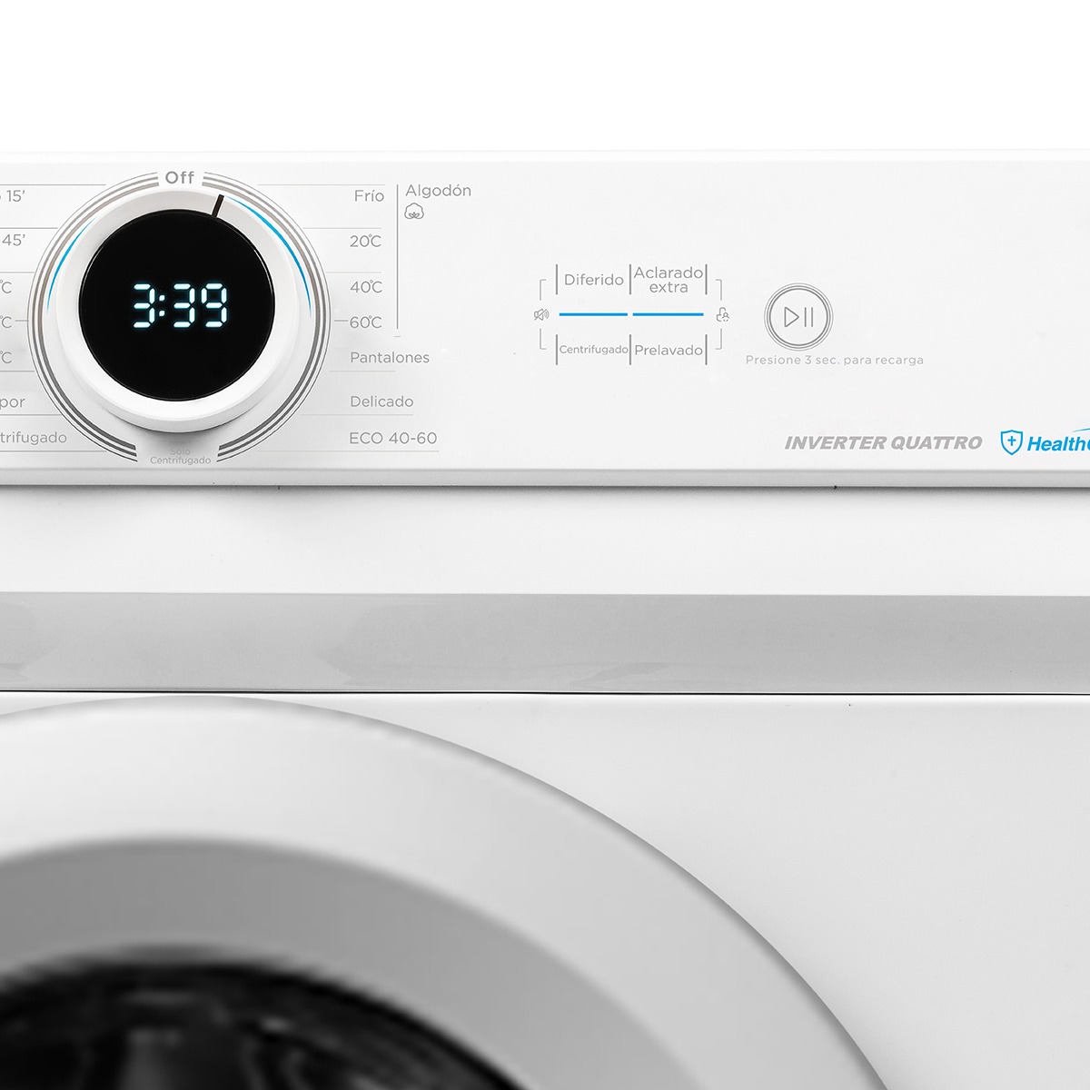 Lavadora Midea 8 kg/ 1.200 rpm- MF100W80B/1/W-ES Blanco-3