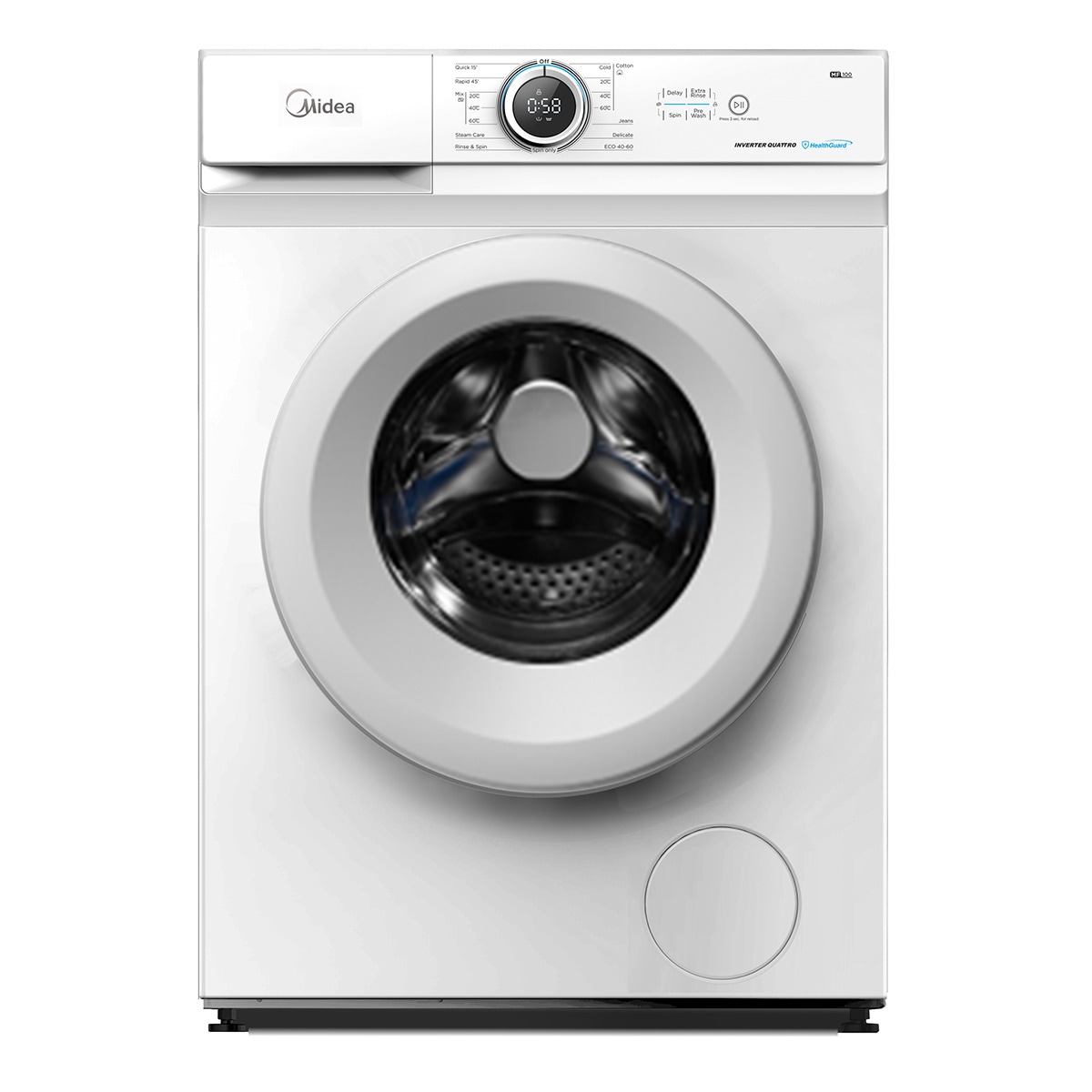 Lavadora Midea 8 kg/ 1.200 rpm- MF100W80B/1/W-ES Blanco-1
