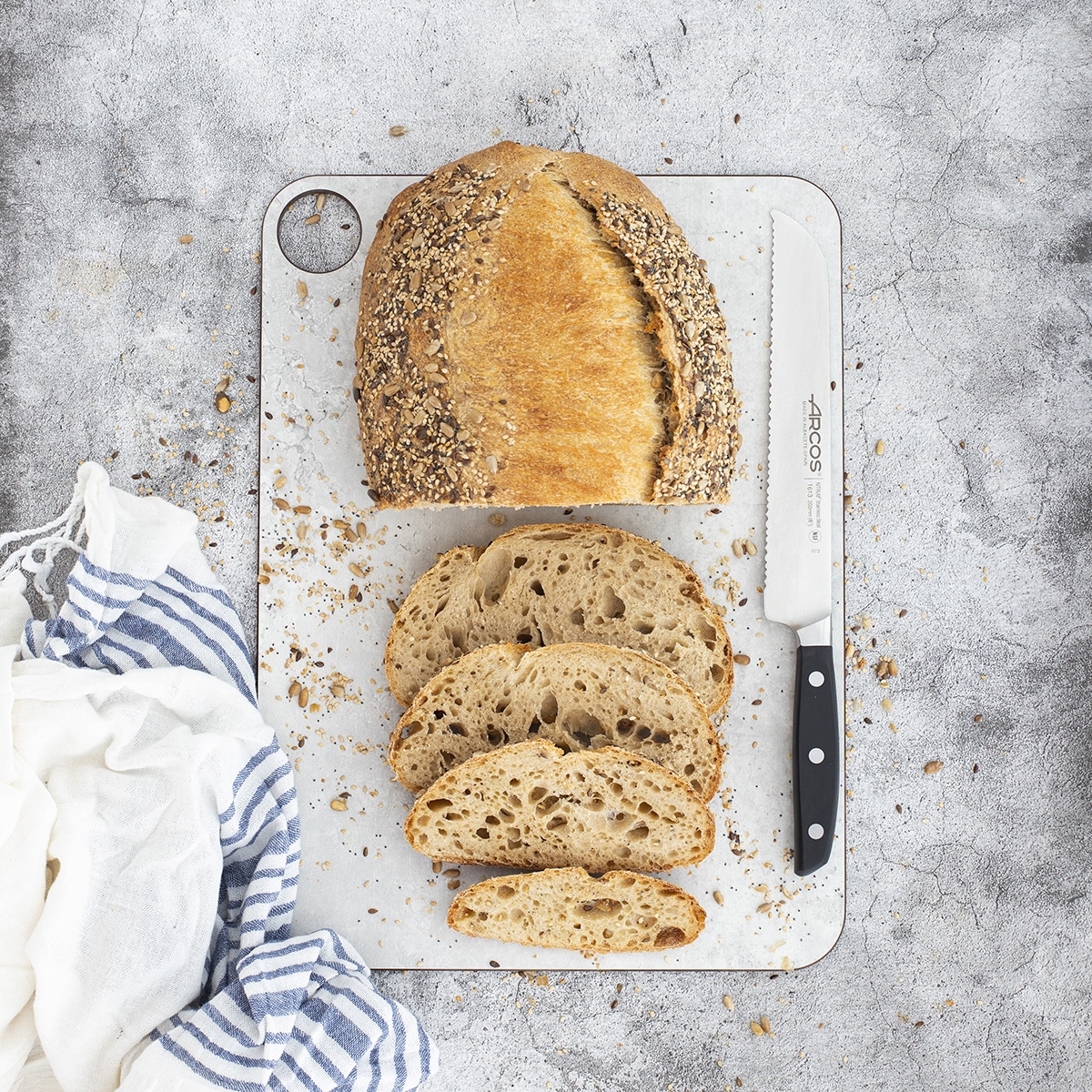 Faca de pão Manhattan Arcos Preto-15