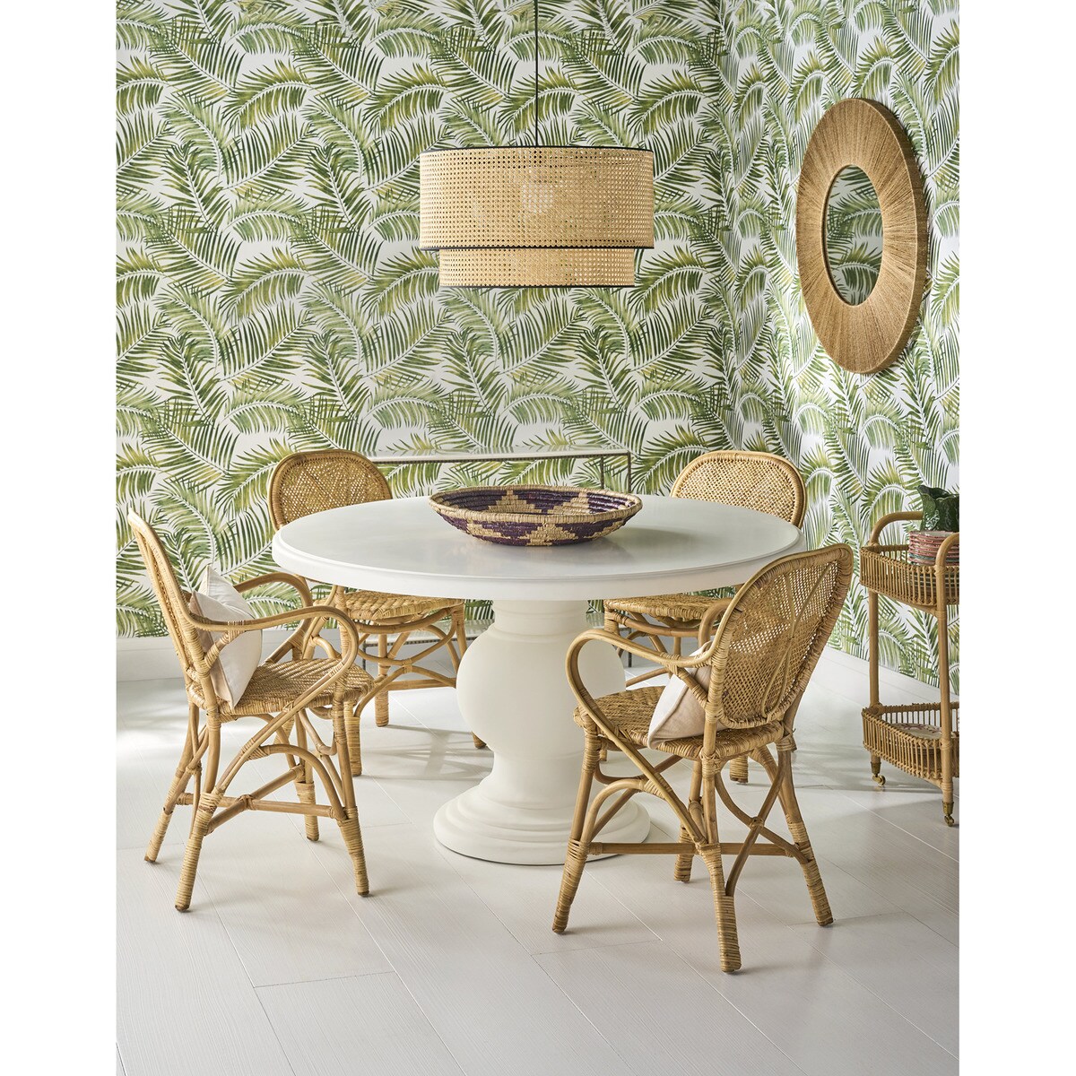 Carrinho de Rattan Borneo Natural-10