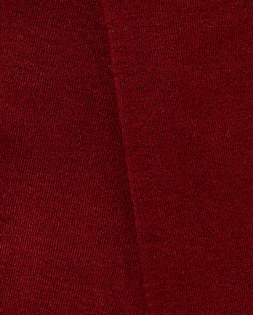 Leotardo infantil de viscosa Granate-2