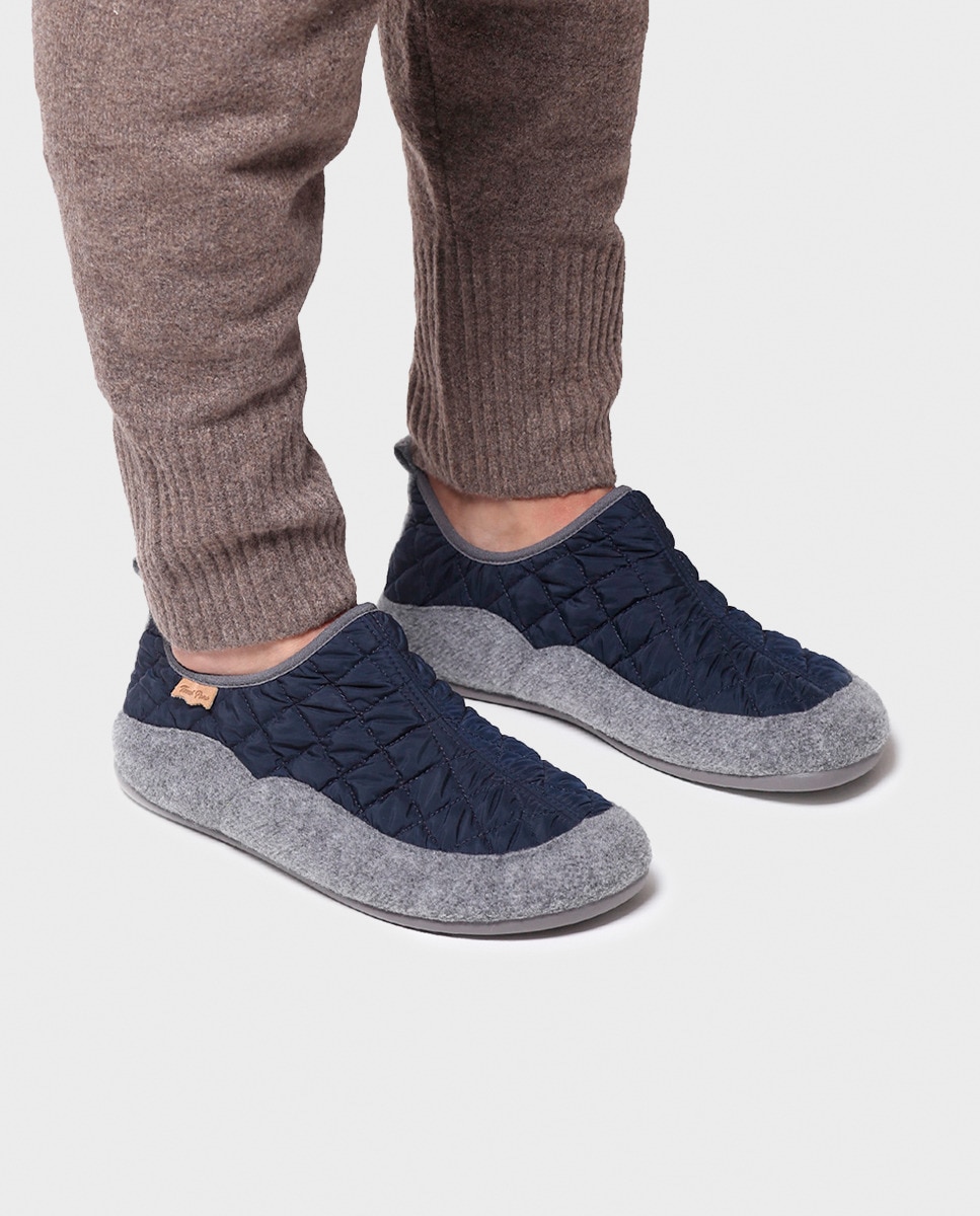 Chinelos de Quarto Azul-4