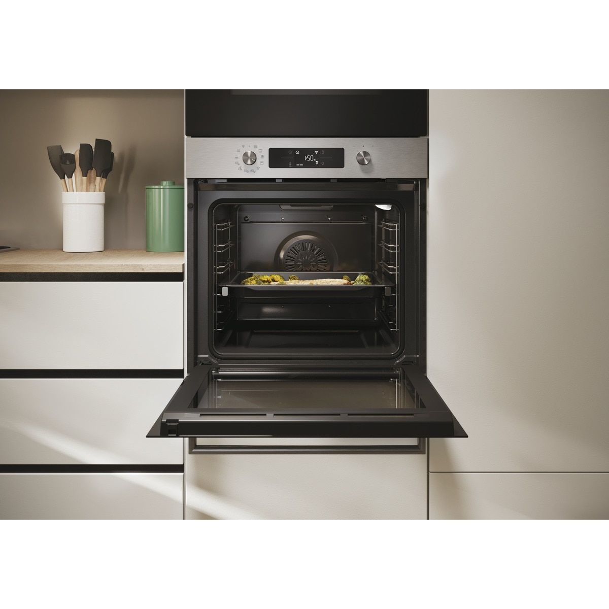 Horno multifunción Candy Hidrolítico, Easy Steam- WIFI - CA6 NP5B3EHTX Negro-8
