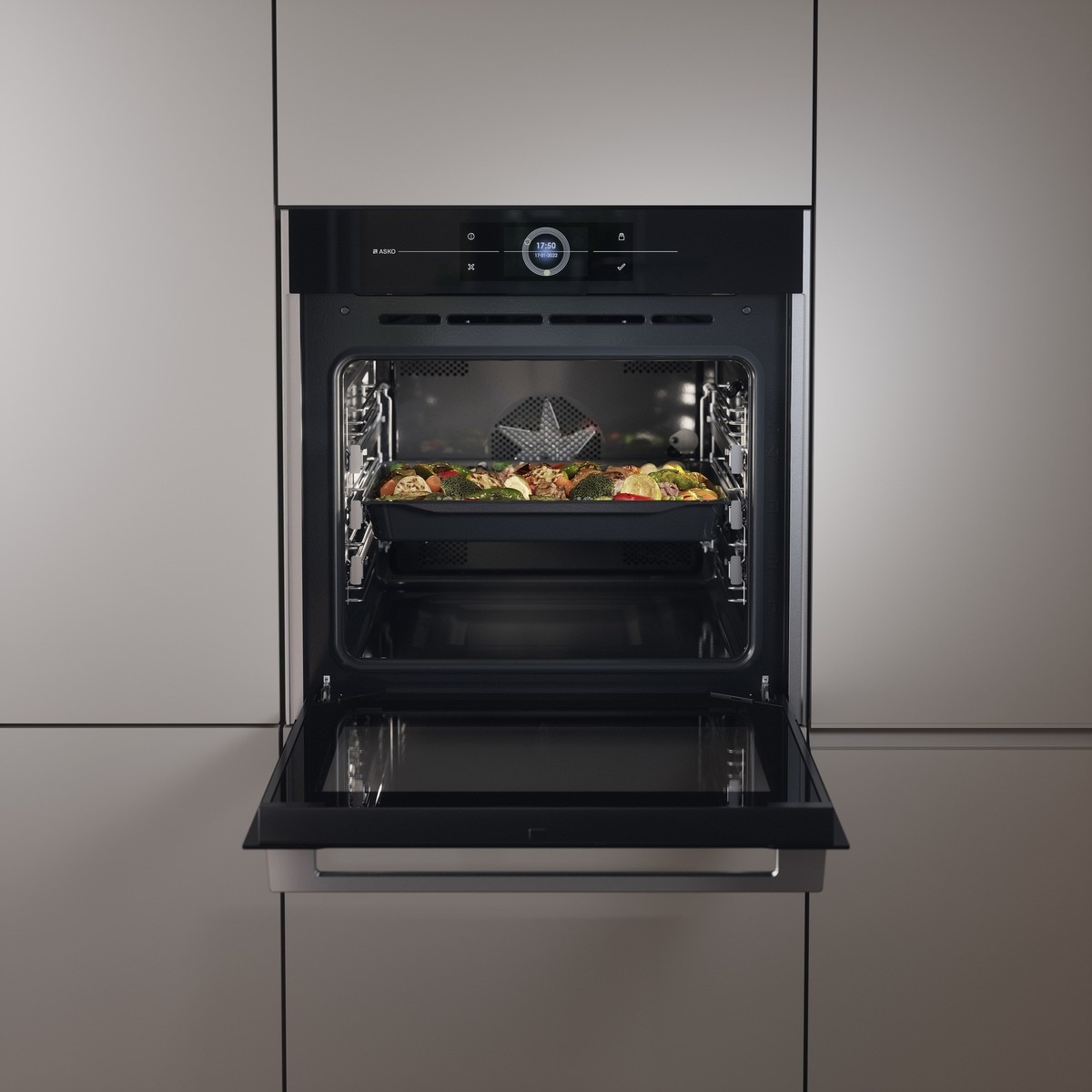 Horno multifunción Asko pirolítico-OP8678G Negro-4