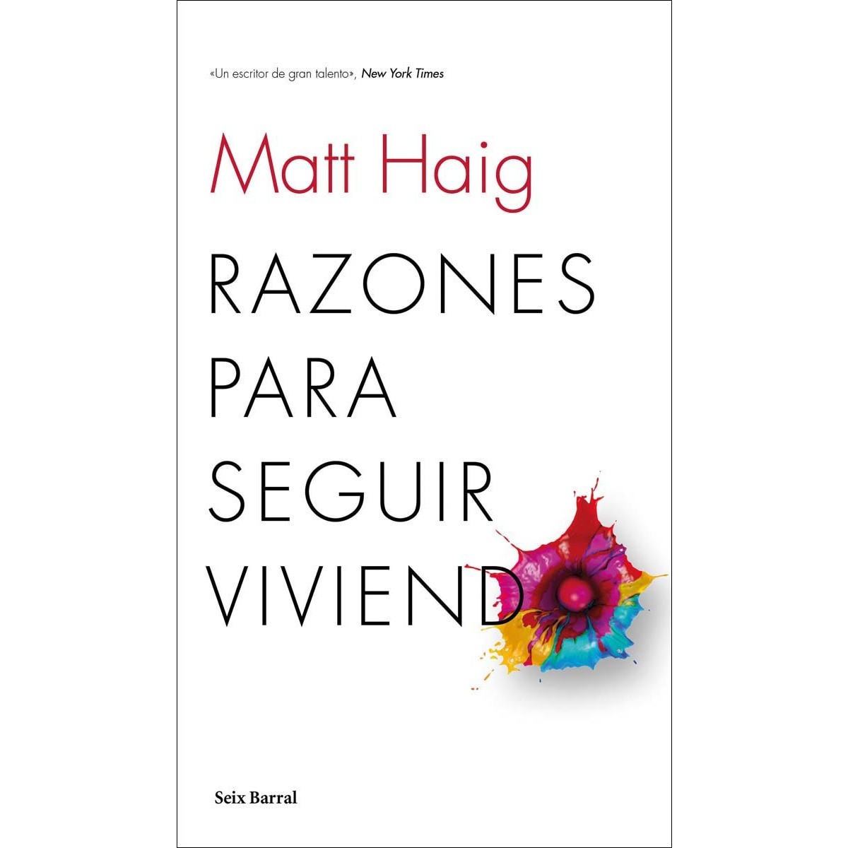 Razones para seguir viviendo (Capa mole com abas) 1