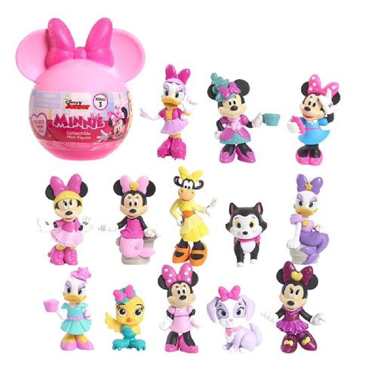 Mini Figuras Cápsulas Colecionáveis Disney Júnior Minnie Série 3 - Envio Aleatório 2