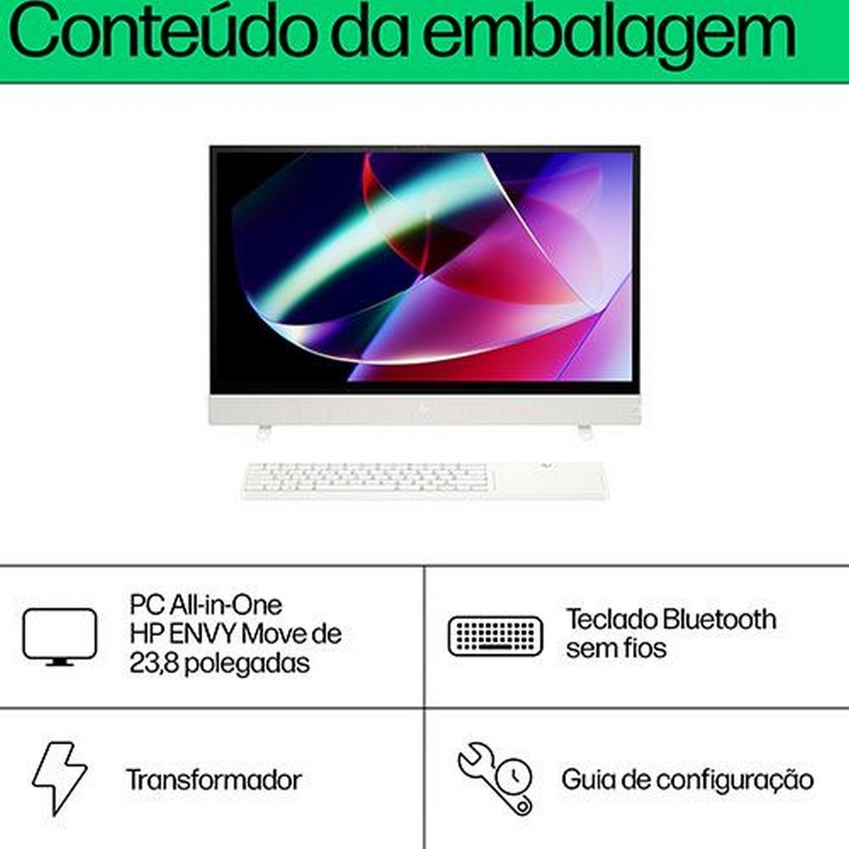 Computador Portátil All-In-One HP Envy 24-CS0000NP, I5-1335U, 16GB, 512GB SSD 7