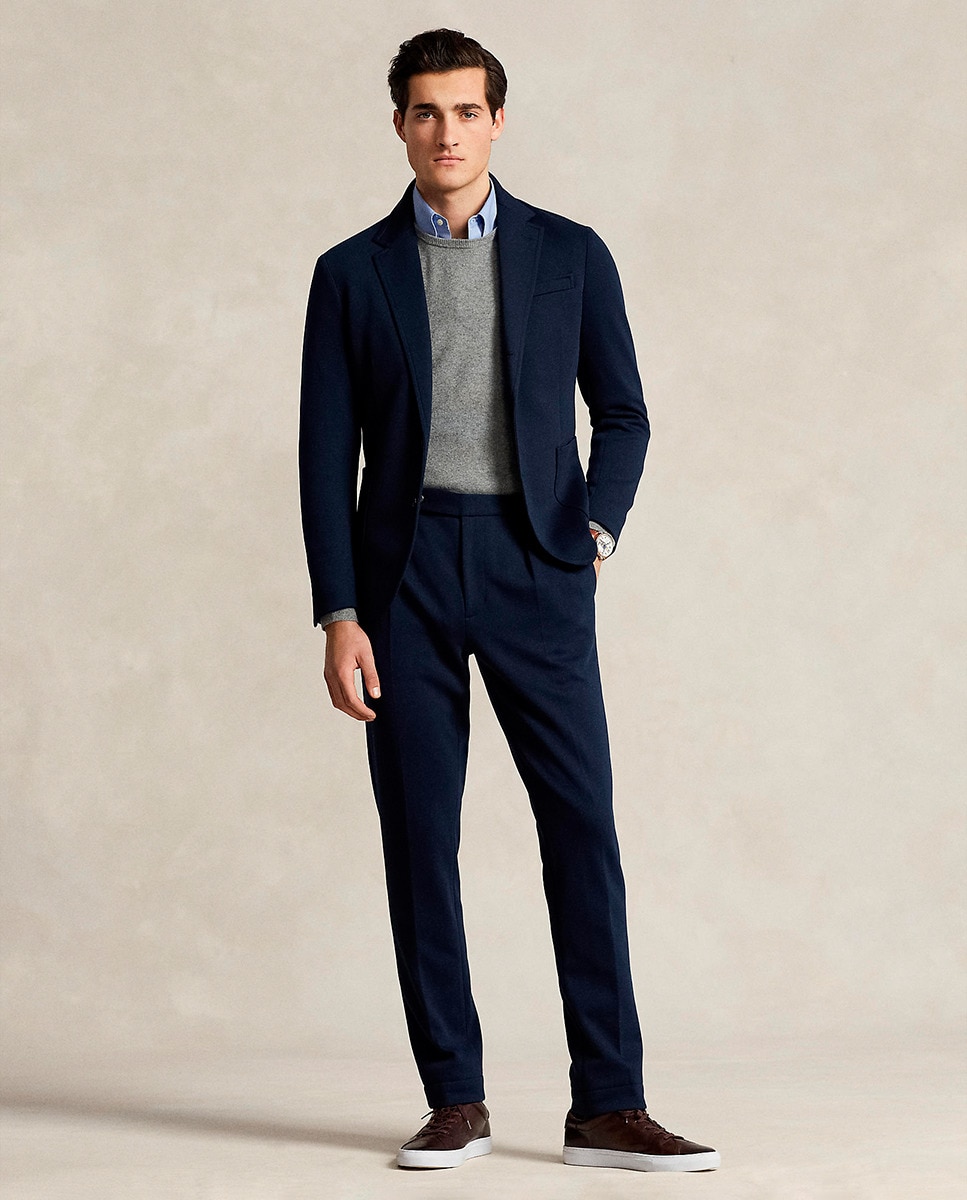 Blazer Regular Fit com Botão Azul-marinho-6