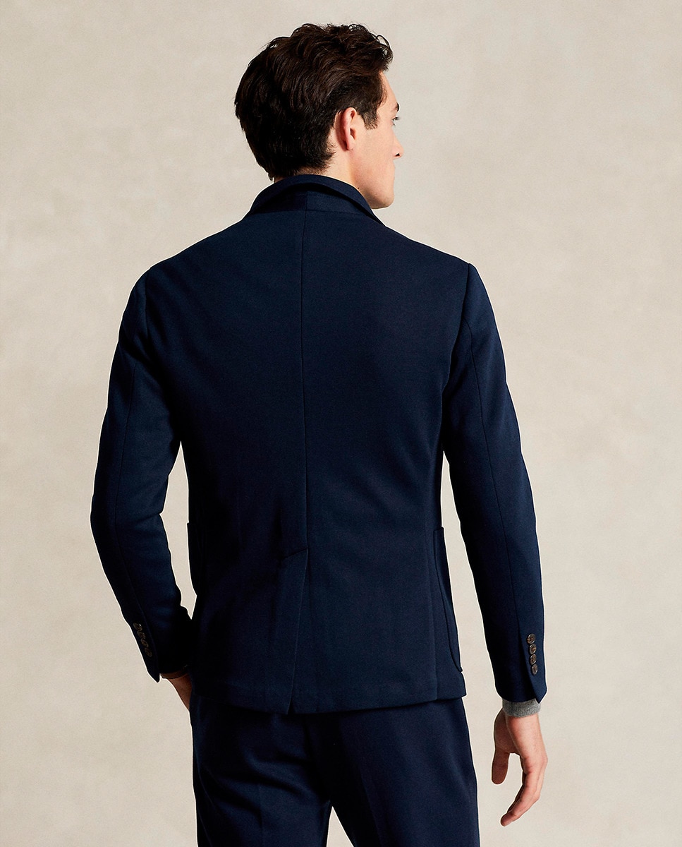 Blazer Regular Fit com Botão Azul-marinho-2