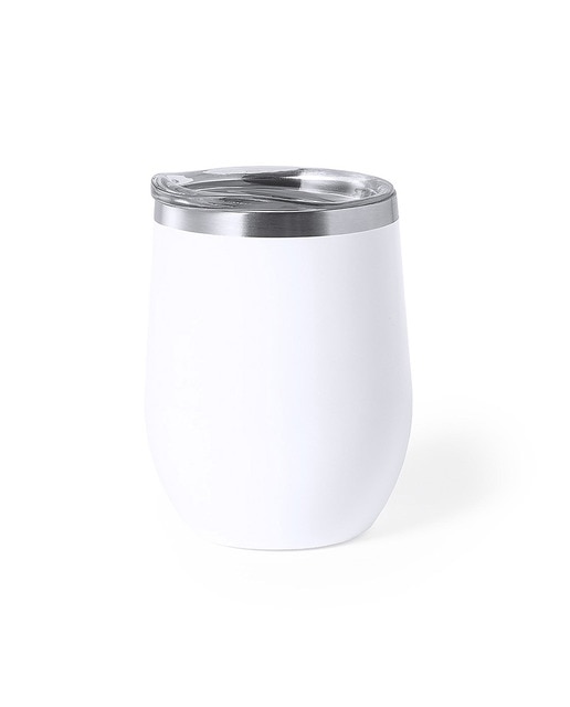 Imagen 0 de Vaso térmico de acero inox, con doble pared y 350ml de capacidad. Incluye tapa con dosificador.
