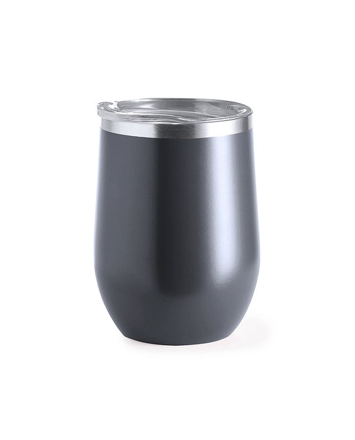 Imagen 0 de Vaso térmico de acero inox, con doble pared y 350ml de capacidad. Incluye tapa con dosificador.