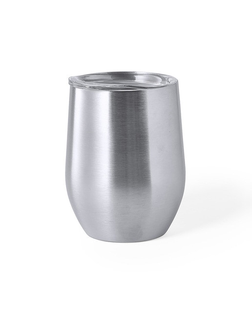 Imagen 0 de Vaso térmico de acero inox, con doble pared y 350ml de capacidad. Incluye tapa con dosificador.