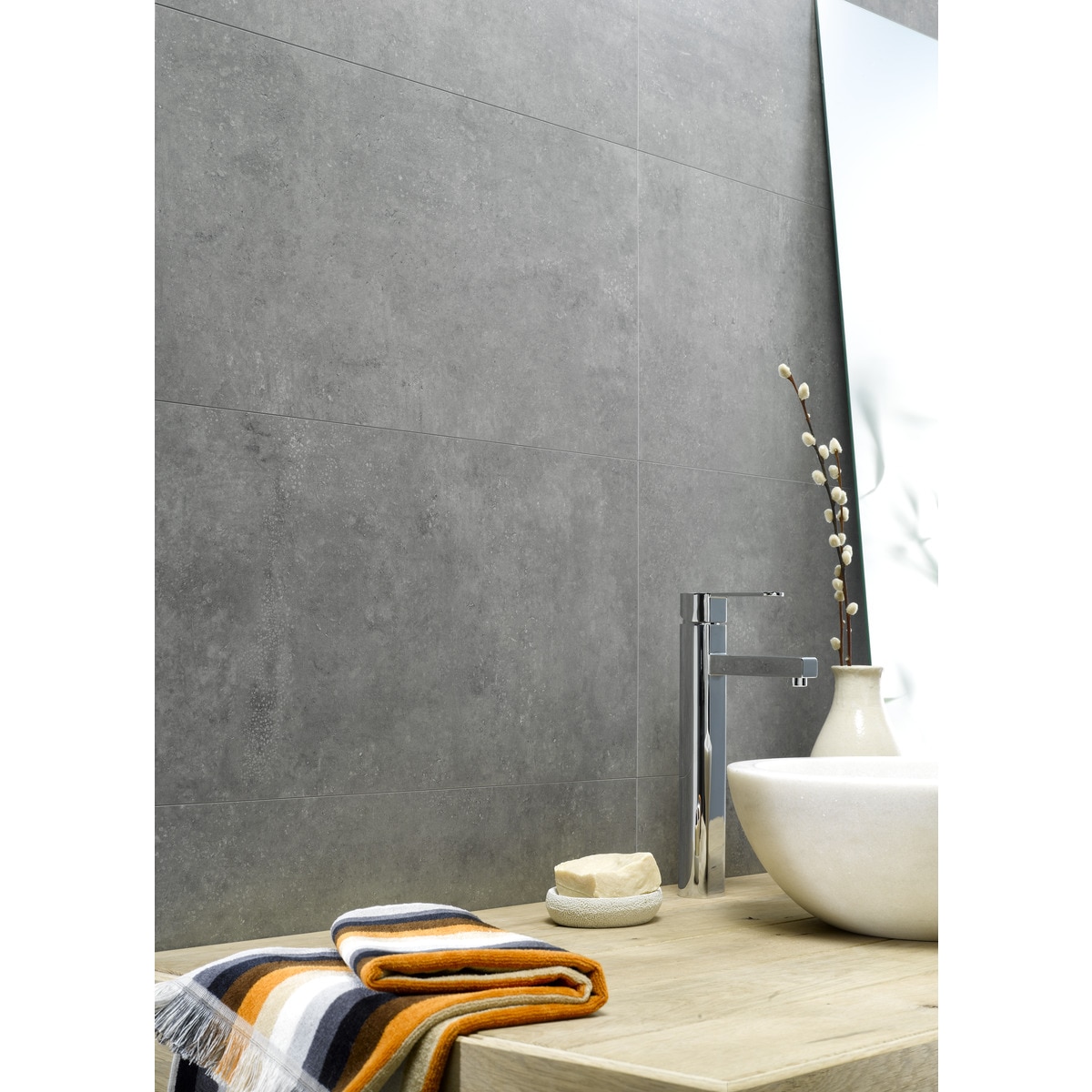 Revestimiento pared PVC Concrete Beton 1,95 m² Concrete Beton-2