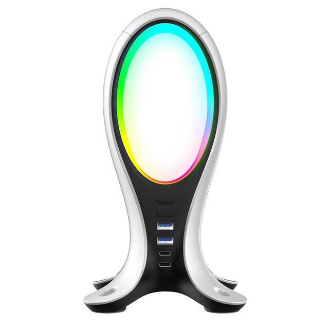 Imagem 0 de Suporte para Auscultadores Subsonic Electra 4 em 1 para Auscultadores - Branco / Preto