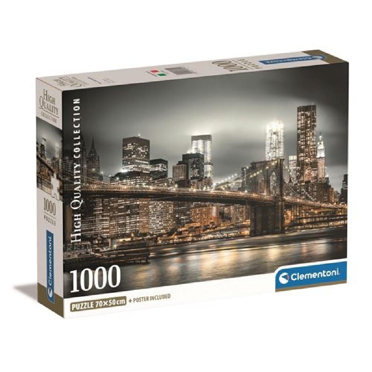Puzzle High Quality Collection Compact: New York Skyline - 1000 Peças 1