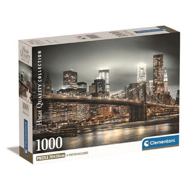 Imagem 0 de Puzzle High Quality Collection Compact: New York Skyline - 1000 Peças