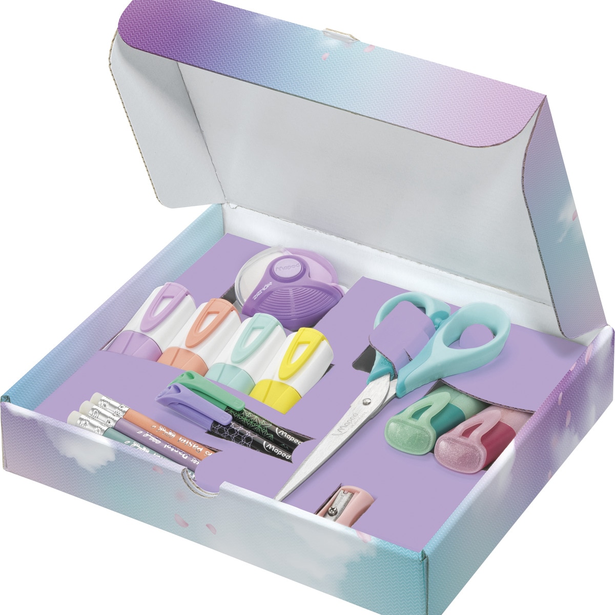 Multi product set pastel kids Maped Multicolor-2