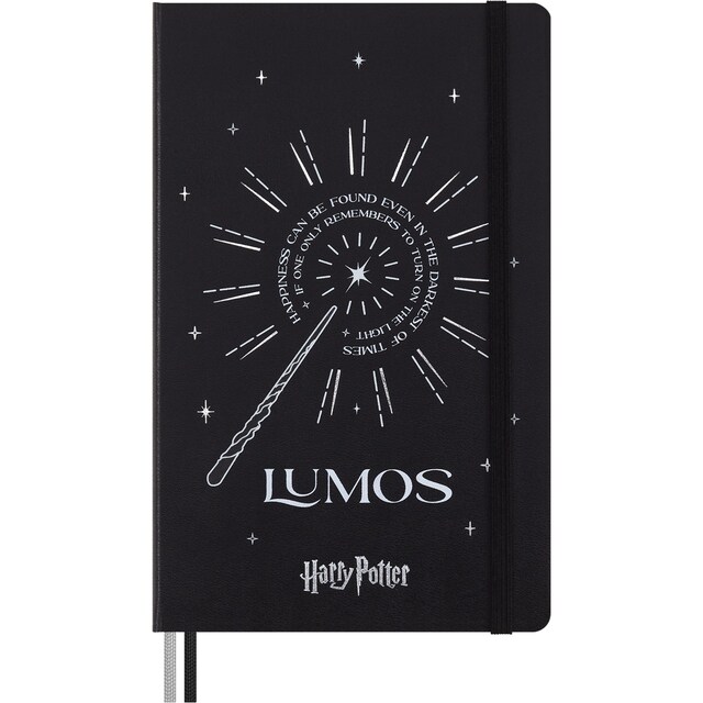 Imagem 0 de Caderno Pautado Moleskine A5 Harry Potter Lumos - Edição Limitada Brilha no Escuro