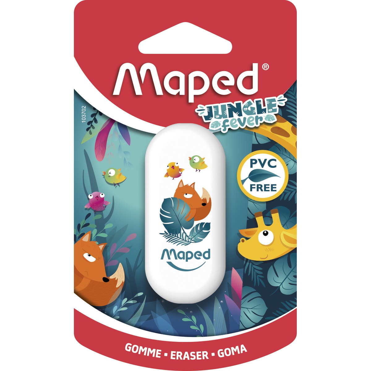 Goma jungle fever x1 blister Maped Verde-2