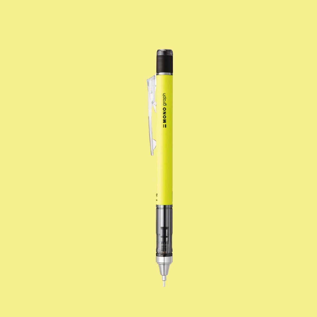 Portaminas profesional MONO Graph 0,7 mm. amarillo neón Tombow Amarillo-3
