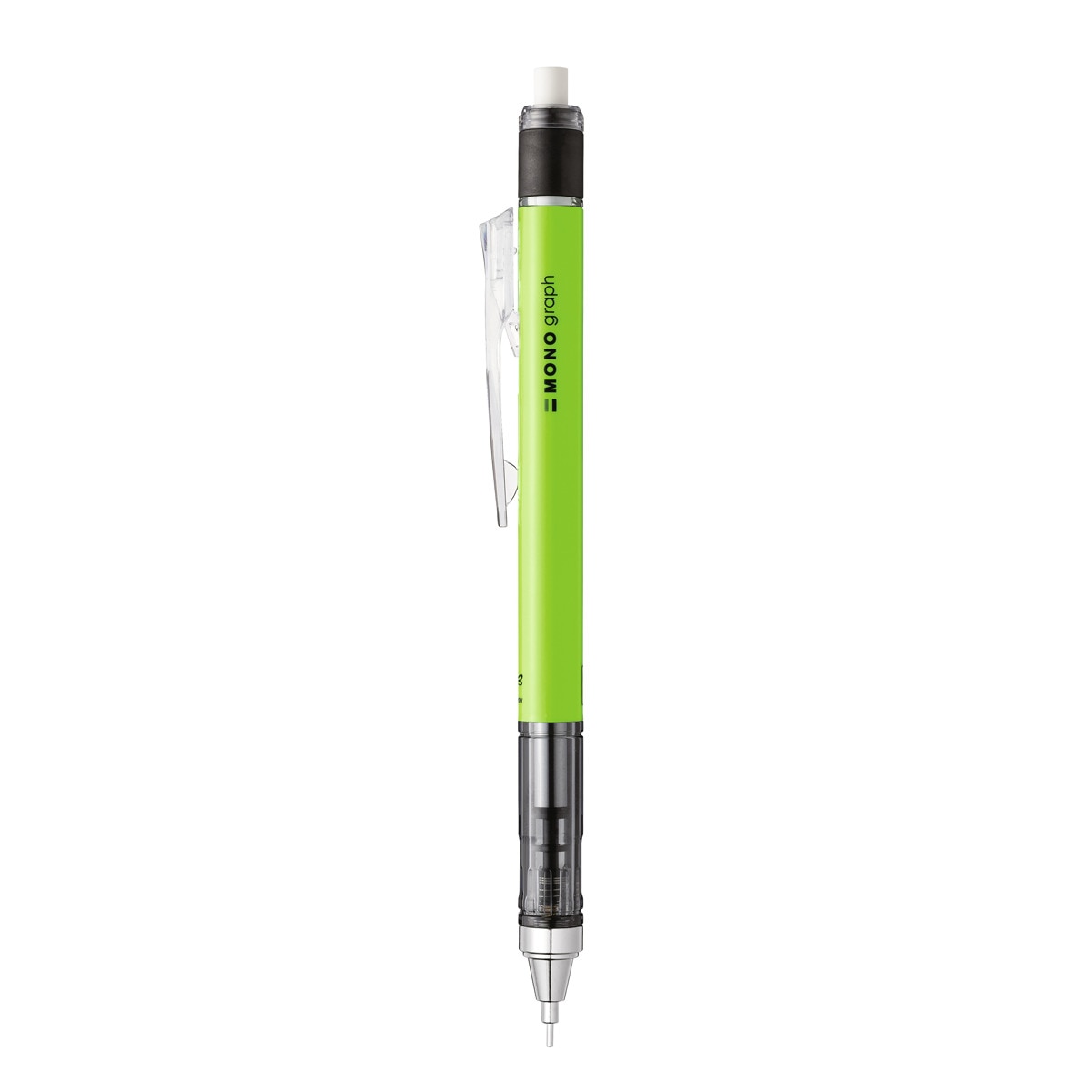 Portaminas profesional MONO Graph 0,7 mm. vede neón Tombow Verde-2