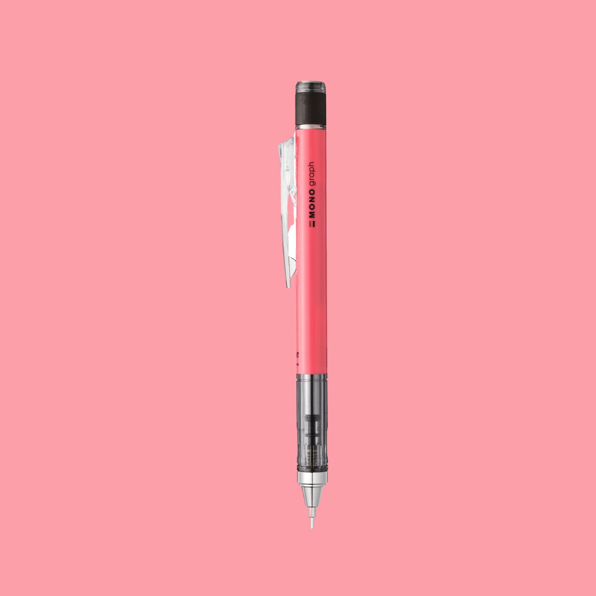 Portaminas profesional MONO Graph 0,7 mm. rosa neón Tombow Rosa-3