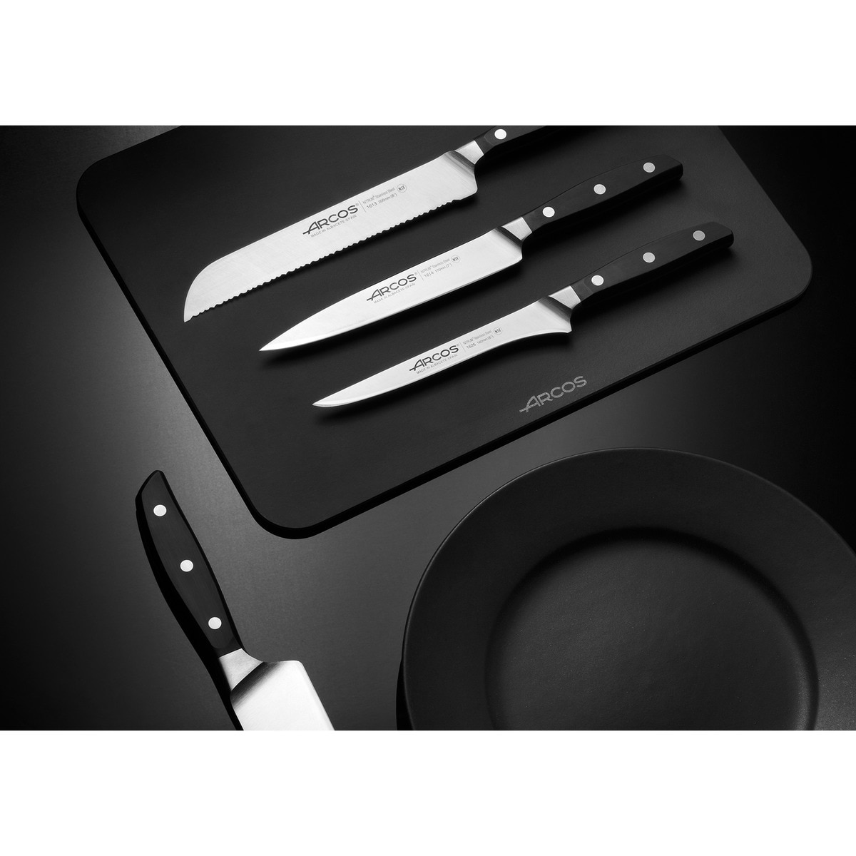 Faca de pão Manhattan Arcos Preto-16