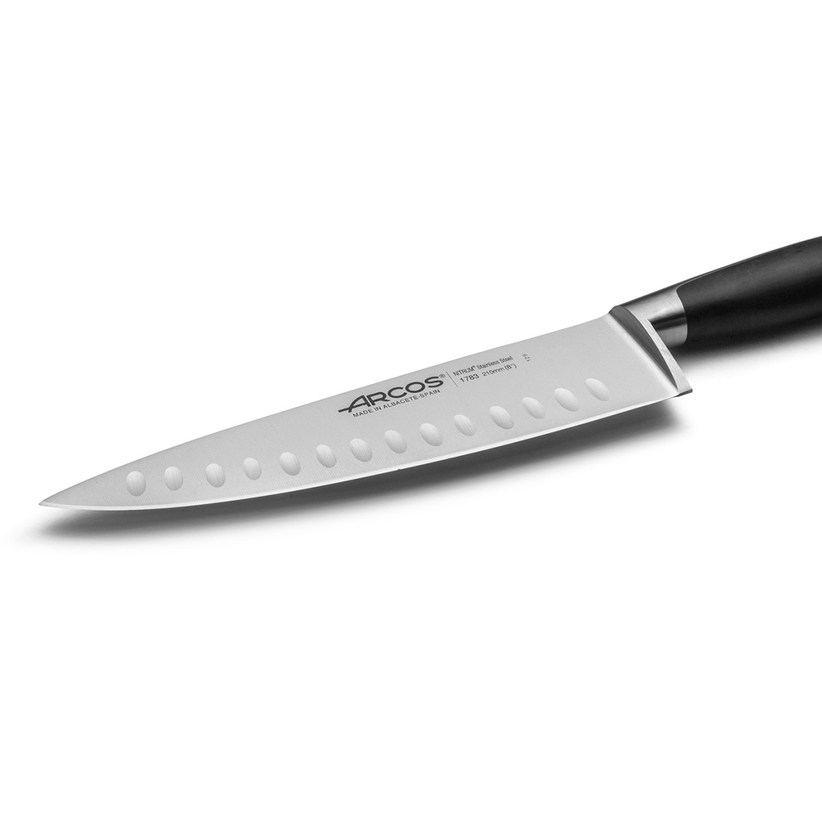 Cuchillo de cocina con alveolos Kyoto Arcos Negro-3