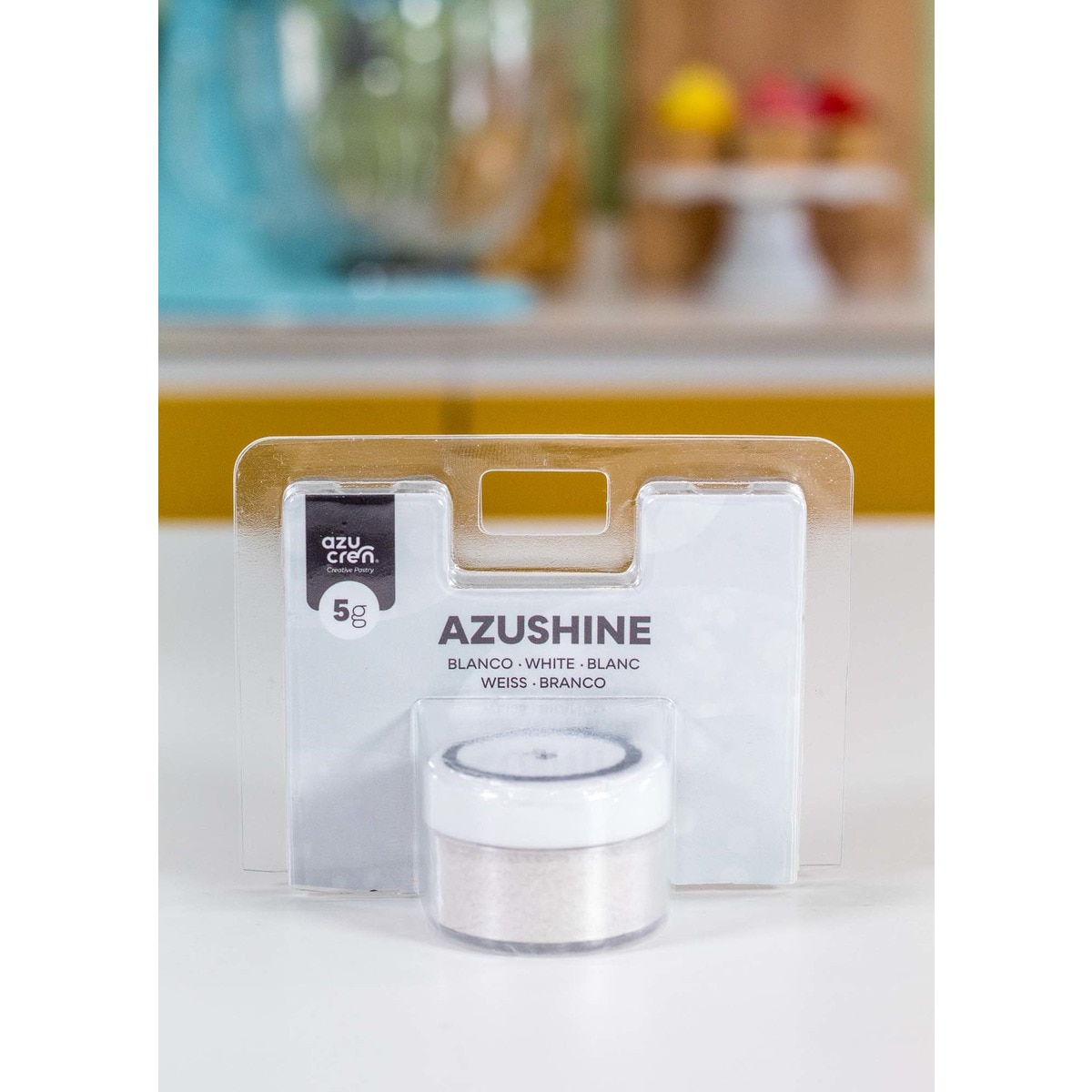 Purpurina em Pó 5 g - Branco Branco-2