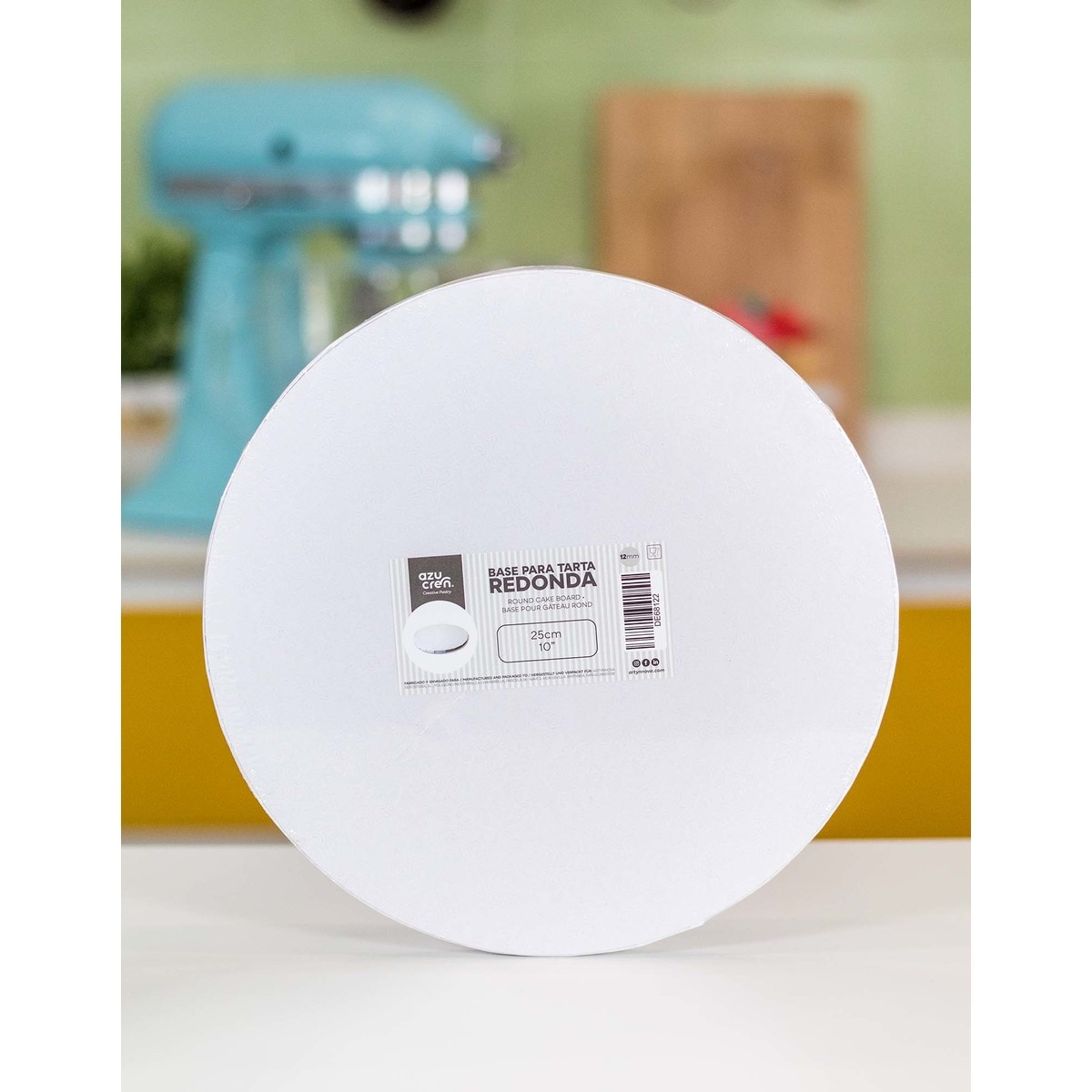 Base Redonda para Bolo Branco-2