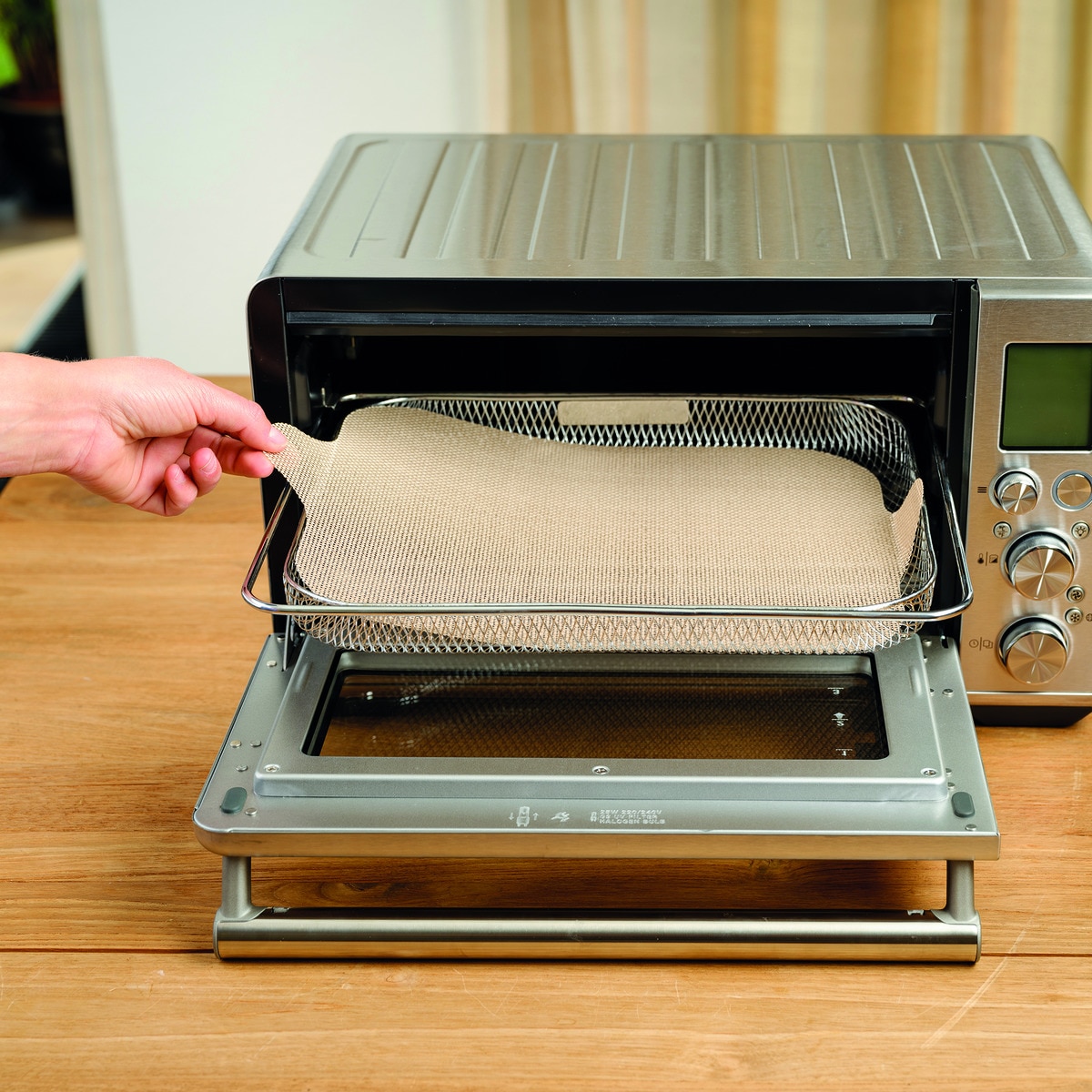 Set de 2 tapetes Airfryer No Stick Negro-2