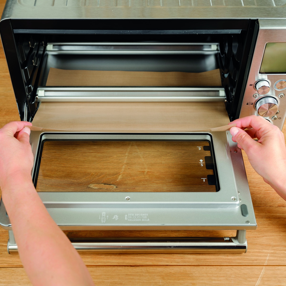 Set de 2 tapetes Airfryer No Stick Negro-5