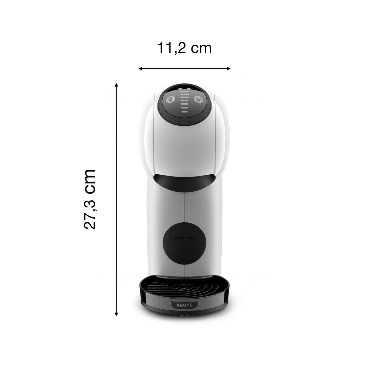 Cafetera de cápsulas automática Krups Genio S para cápsulas Nescafé Dolce Gusto Blanco-6