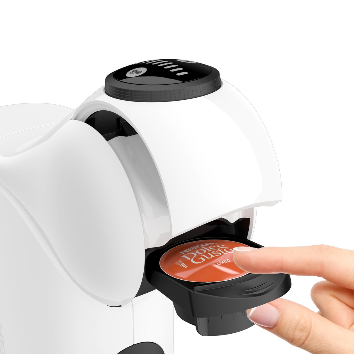 Cafetera de cápsulas automática Krups Genio S para cápsulas Nescafé Dolce Gusto Blanco-5