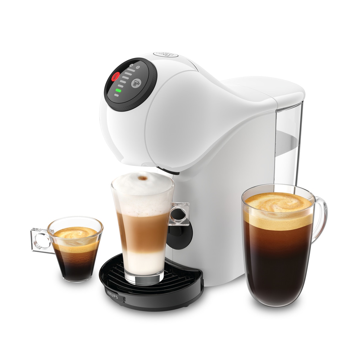 Cafetera de cápsulas automática Krups Genio S para cápsulas Nescafé Dolce Gusto Blanco-4