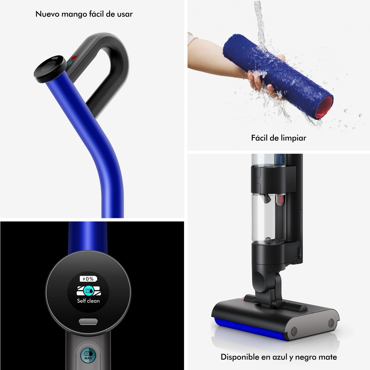 Mopa Eléctrica Dyson Wash G1 - Preto e Azul Azul-8