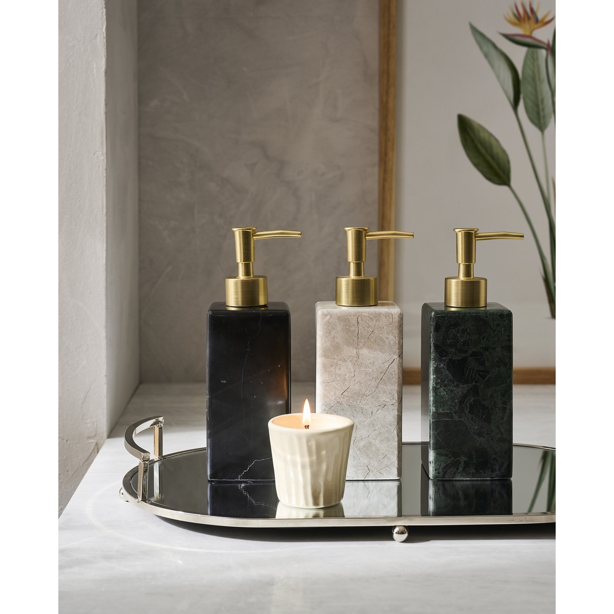 Doseador de Sabão para Bancada Durango Cinzento-3