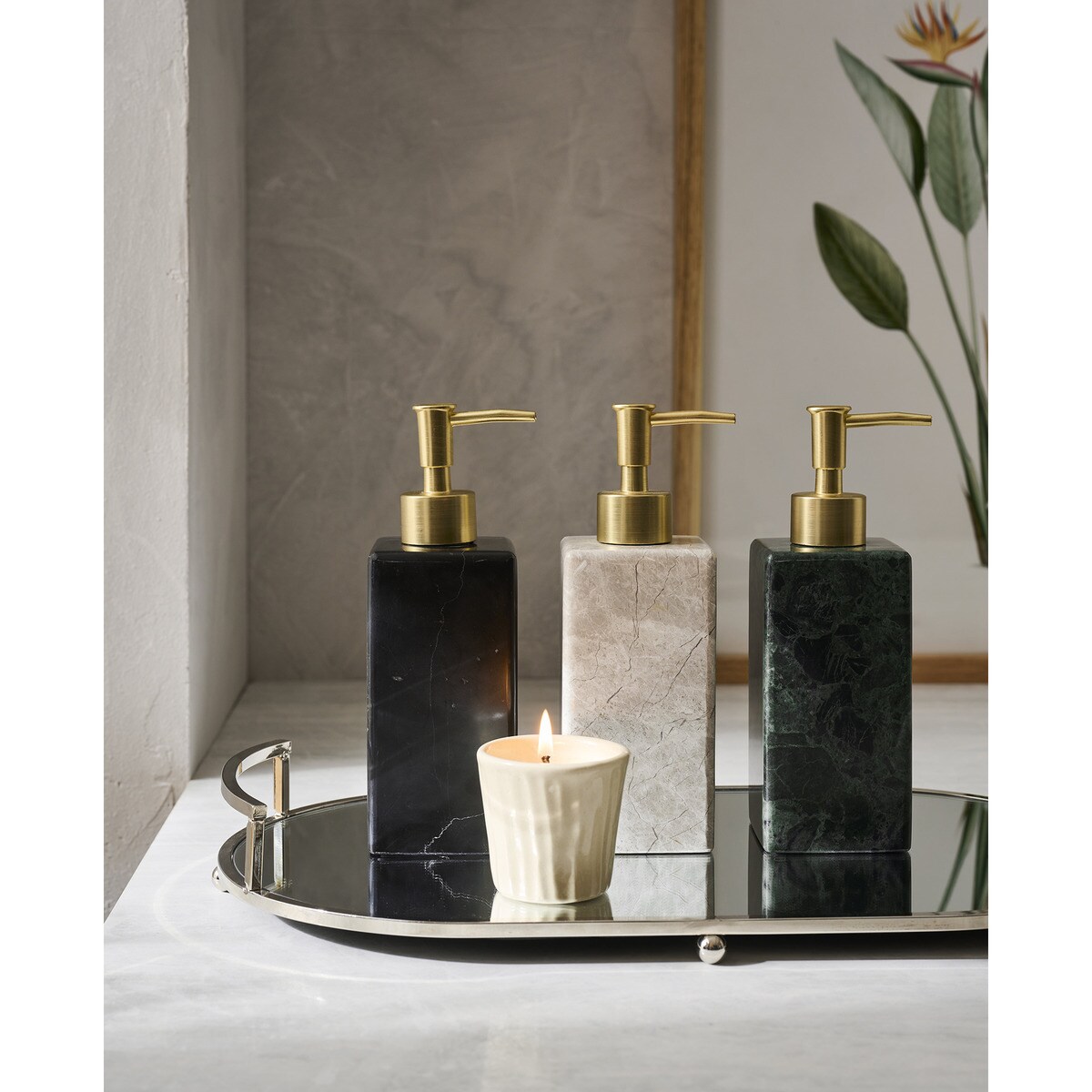 Doseador de Sabão para Bancada Durango Cinzento-3