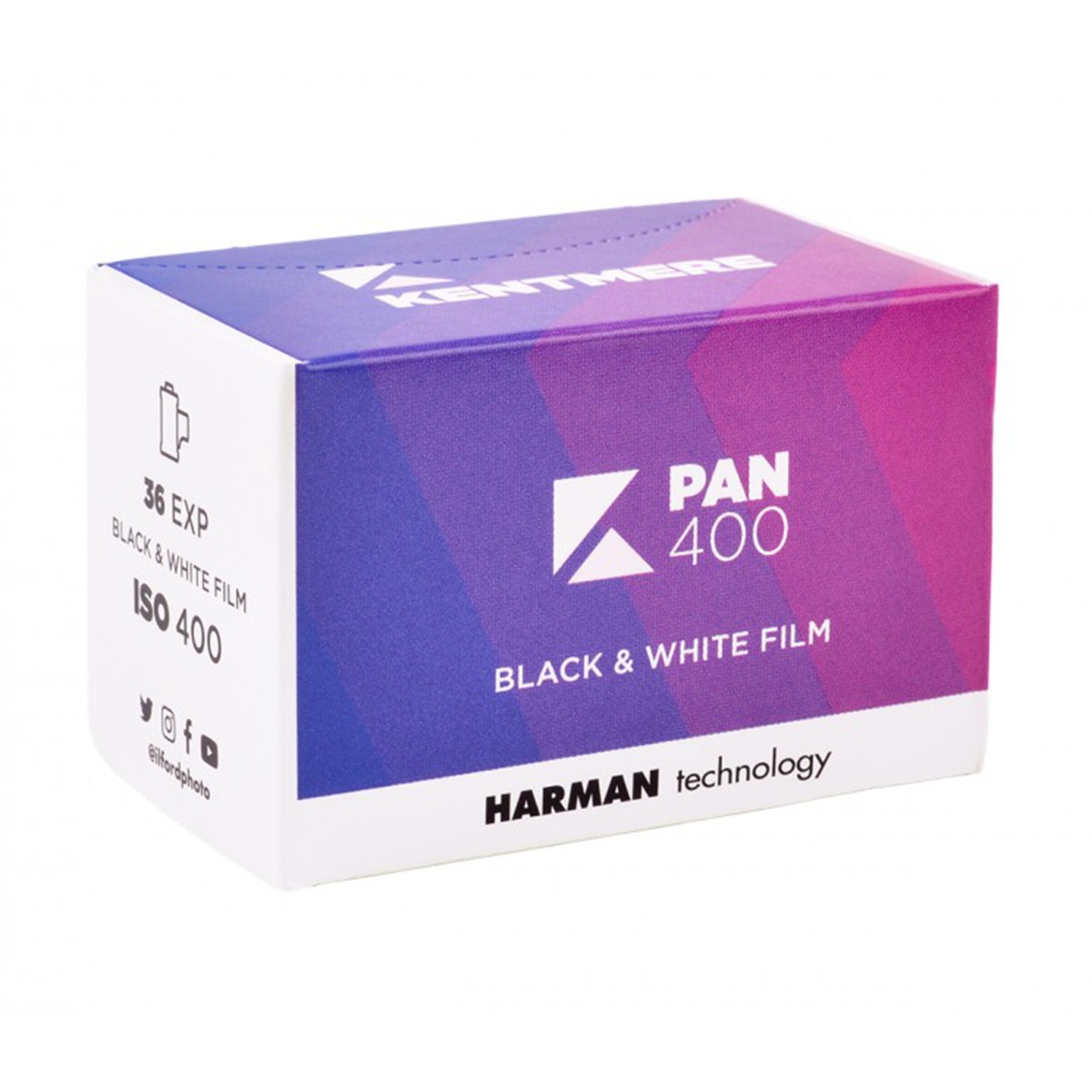 Imagen 0 de Película fotográfica Kentmere 400, 135/36 Blanco y negro