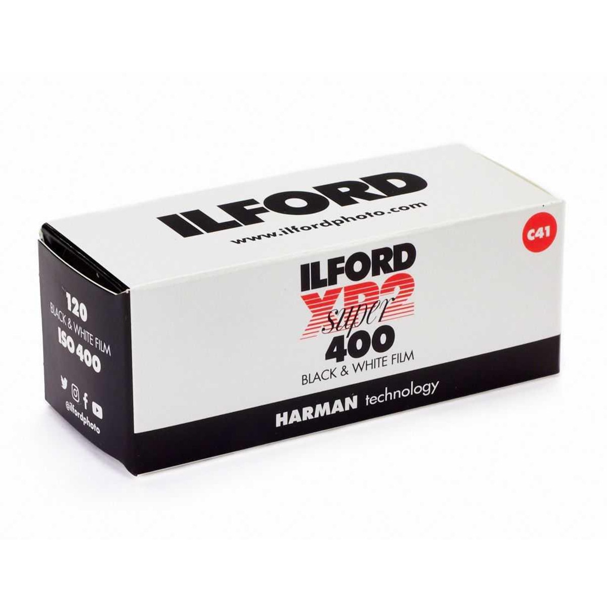 Película fotográfica Ilford XP2 Super 400 Blanco y negro Negro-2
