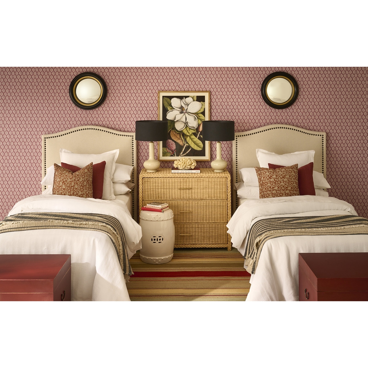 Tapete Dhurri Benares Vermelho-6