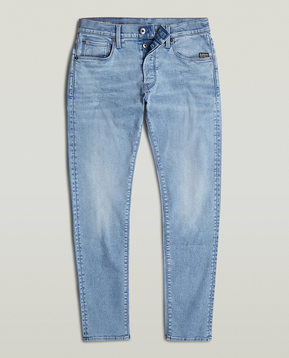 Jeans G-Star 3301 Slim Azul-claro-7